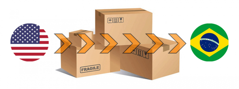 Imagem de caixas de encomendas de diferentes redirecionadores